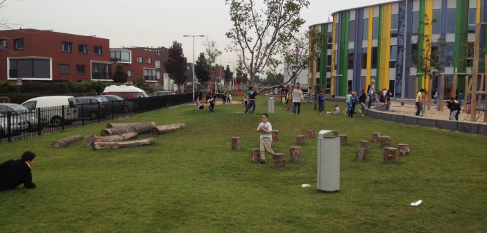 Groen schoolplein Bredeschool de Bongerd Amsterdam Groen Schoolplein de Bongerd